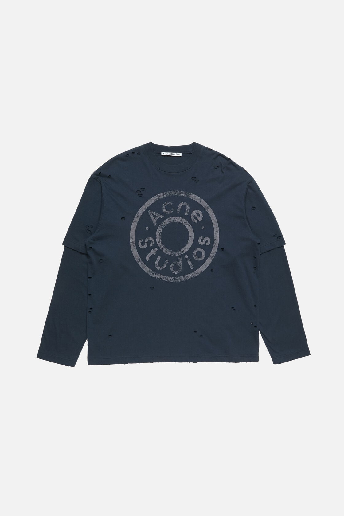 Layered logo t-shirt - Dark navy