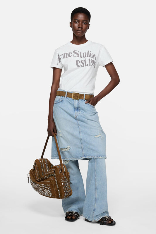 Fitted graphic t-shirt - Off white