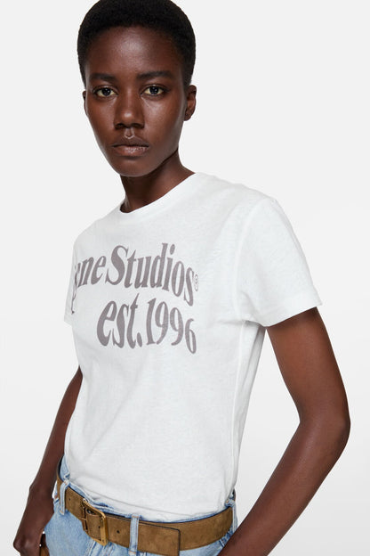 Fitted graphic t-shirt - Off white