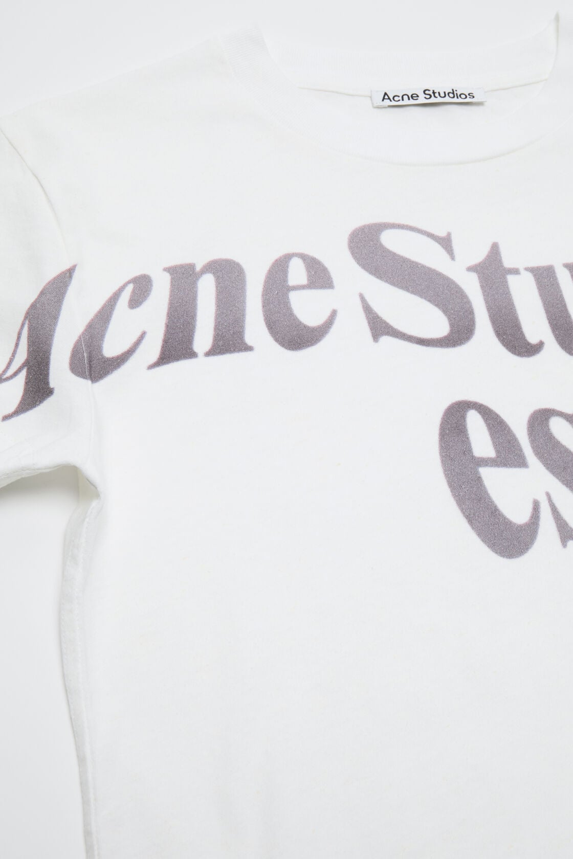 Fitted graphic t-shirt - Off white