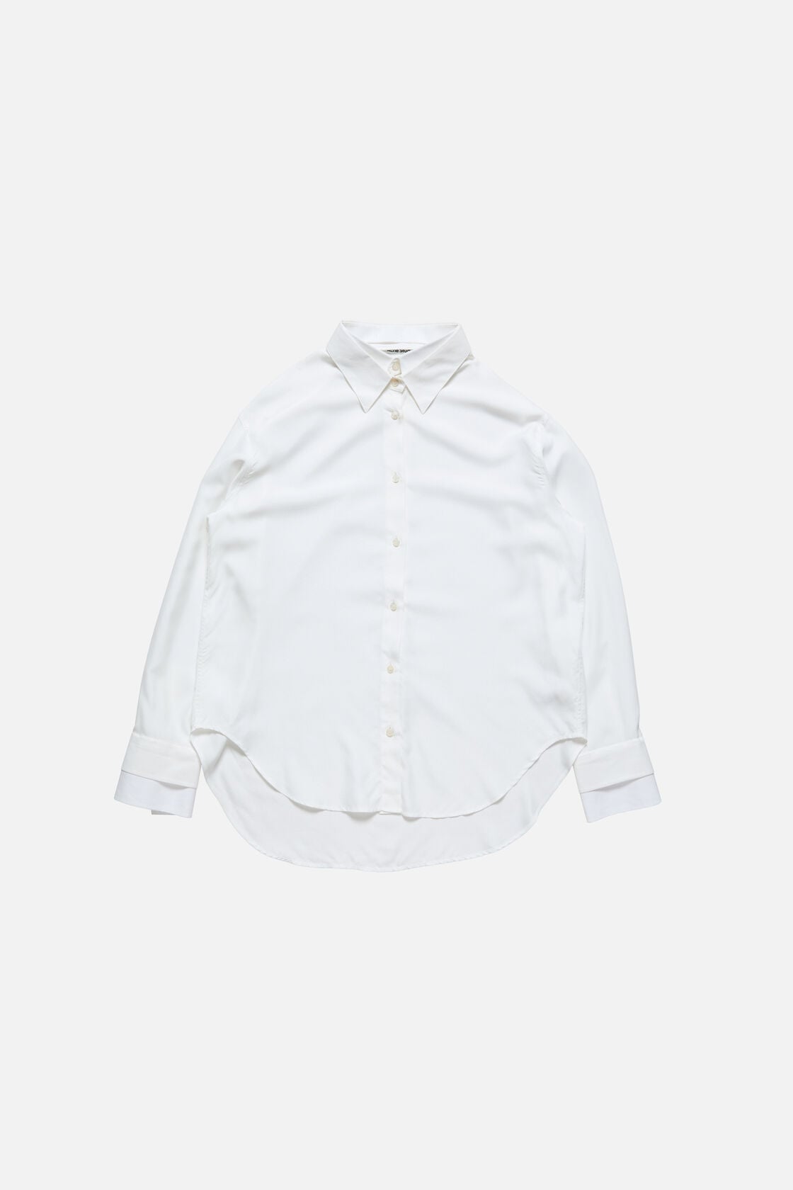 Layered button-up - White/white