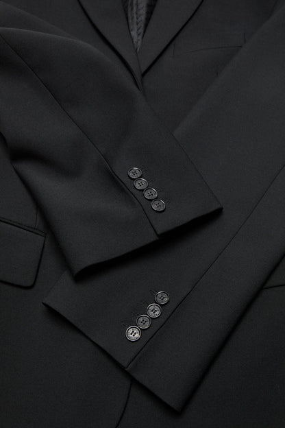 Single-breasted suit jacket - Black