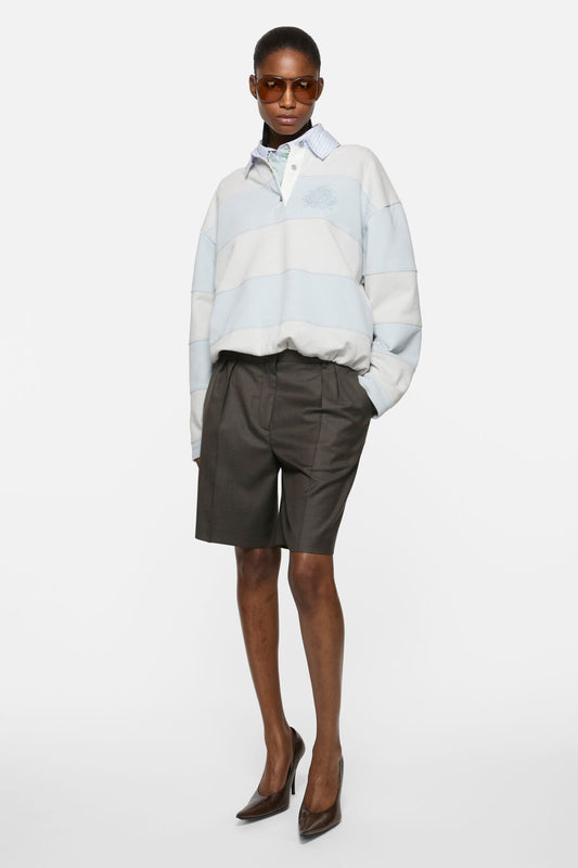 Tailored wool shorts - Dark grey