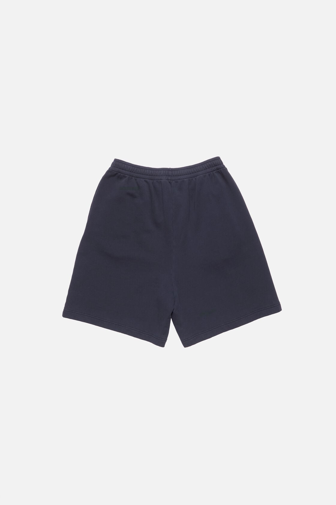 Fleece shorts with logo - Dark navy