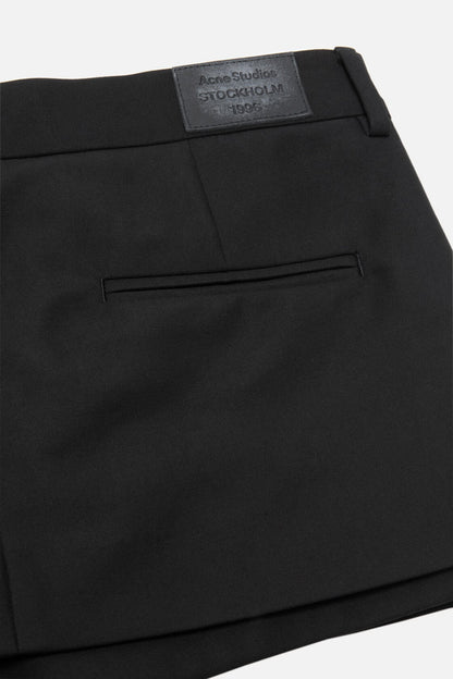 Layered miniskirt - Black