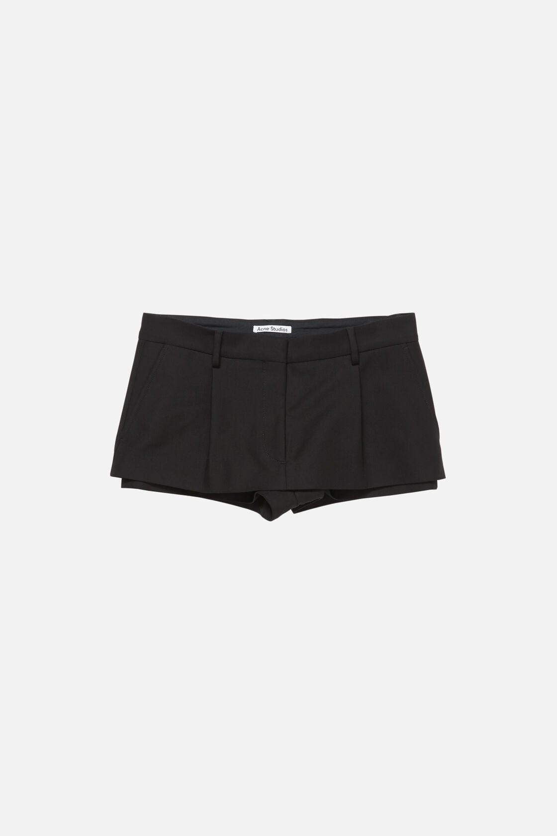 Layered miniskirt - Black