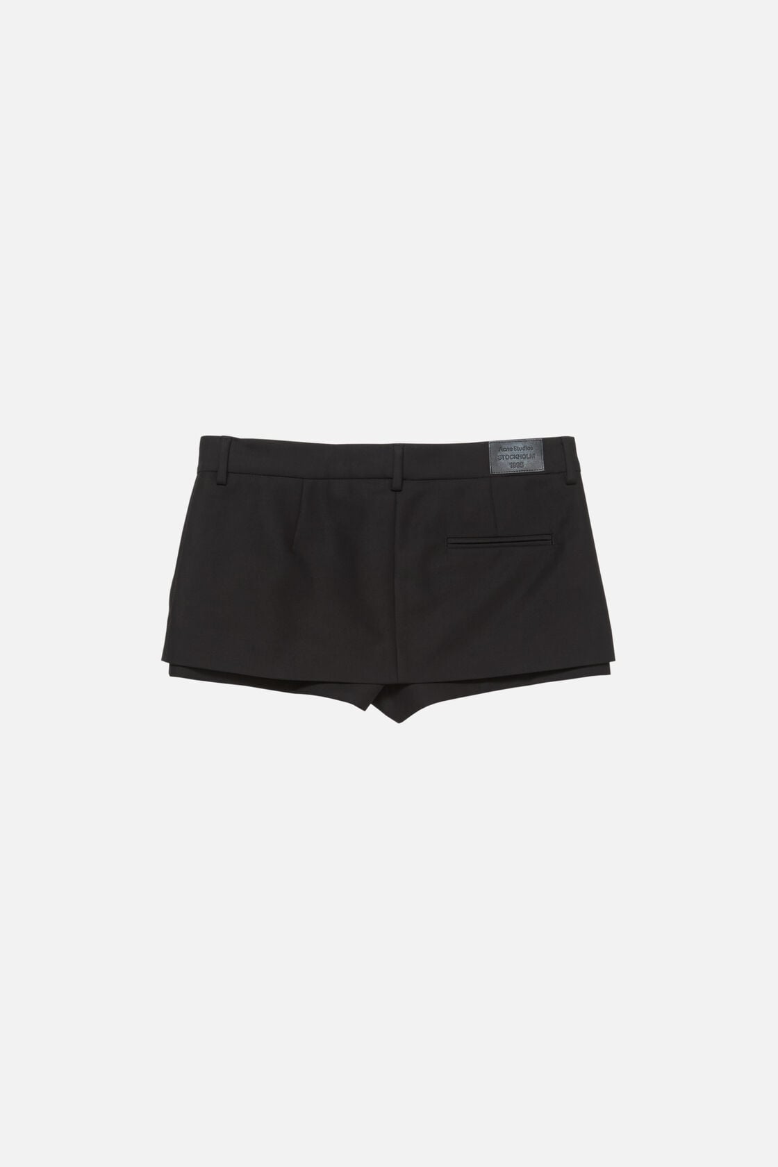 Layered miniskirt - Black