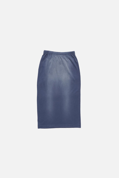 Sprayed logo skirt - Navy blue