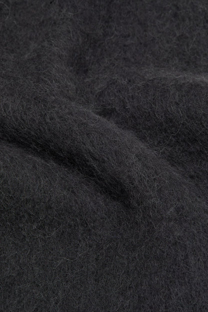 Bicolour Alpaca Scarf - Anthracite/grey