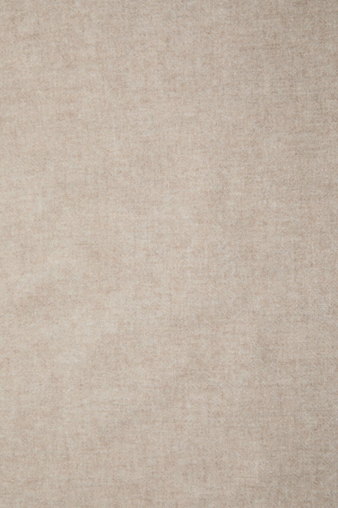 Fringe wool scarf - oversized - Oatmeal melange