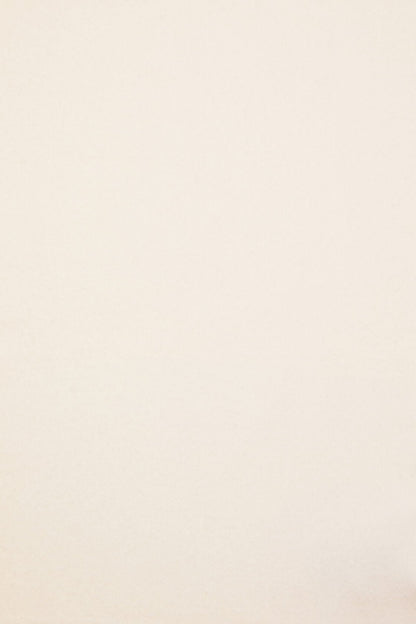 Fringe wool scarf – Narrow - Warm white