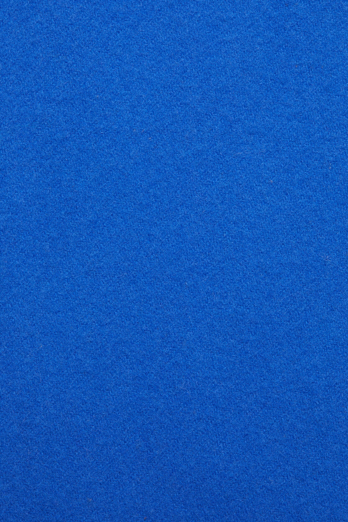 Fringe wool scarf - skinny - Royal blue