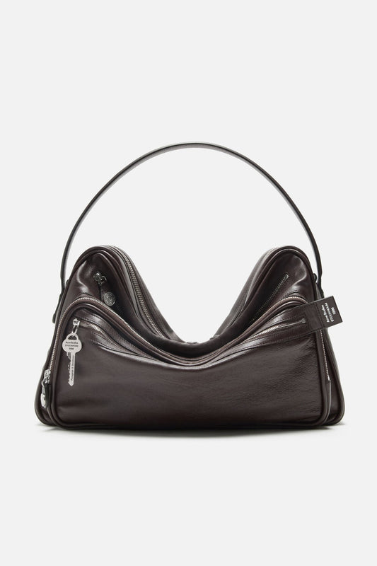 Camero Camera Shoulder Bag - Chocolate brown