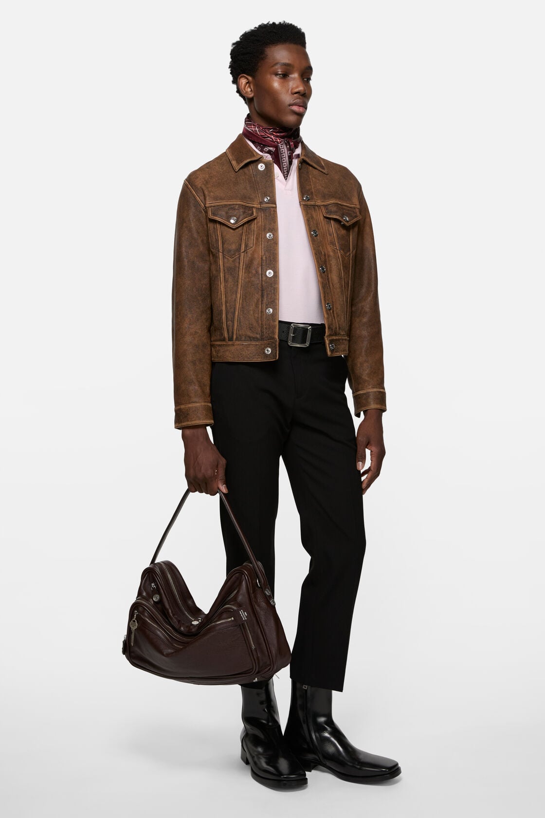 Camero Camera Shoulder Bag - Chocolate brown