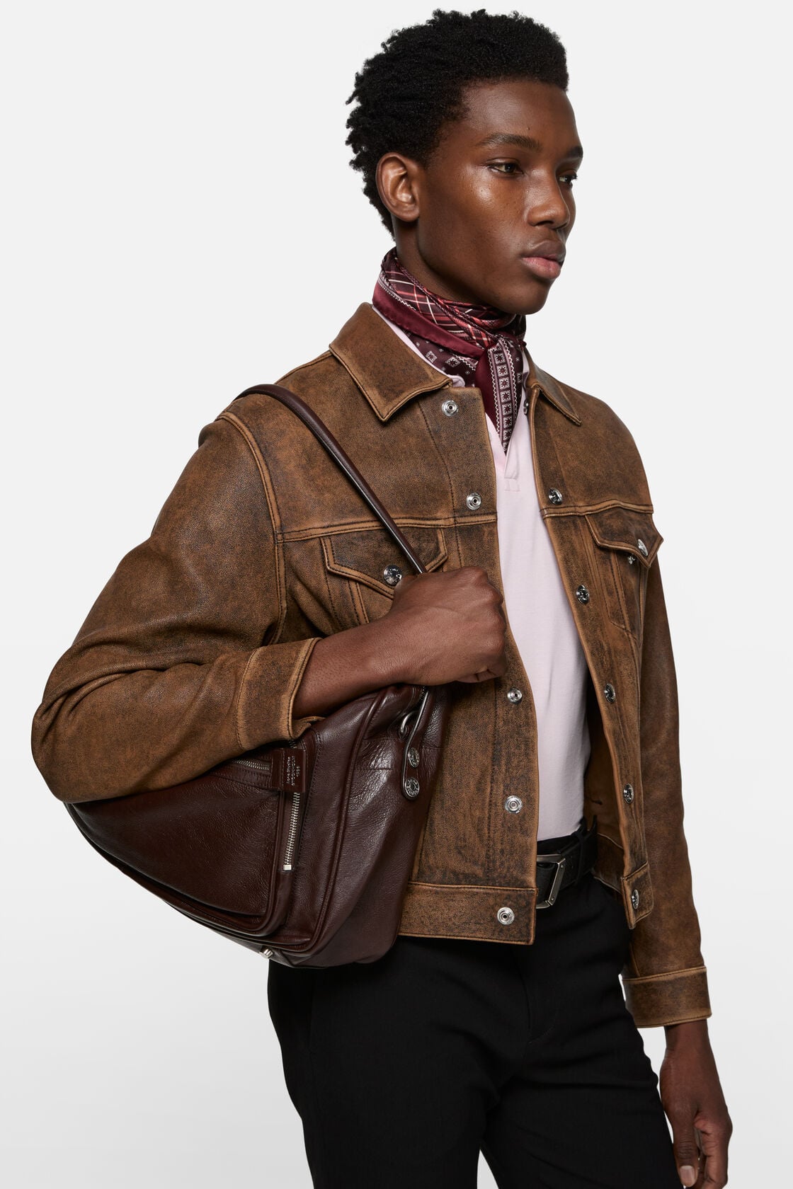 Camero Camera Shoulder Bag - Chocolate brown