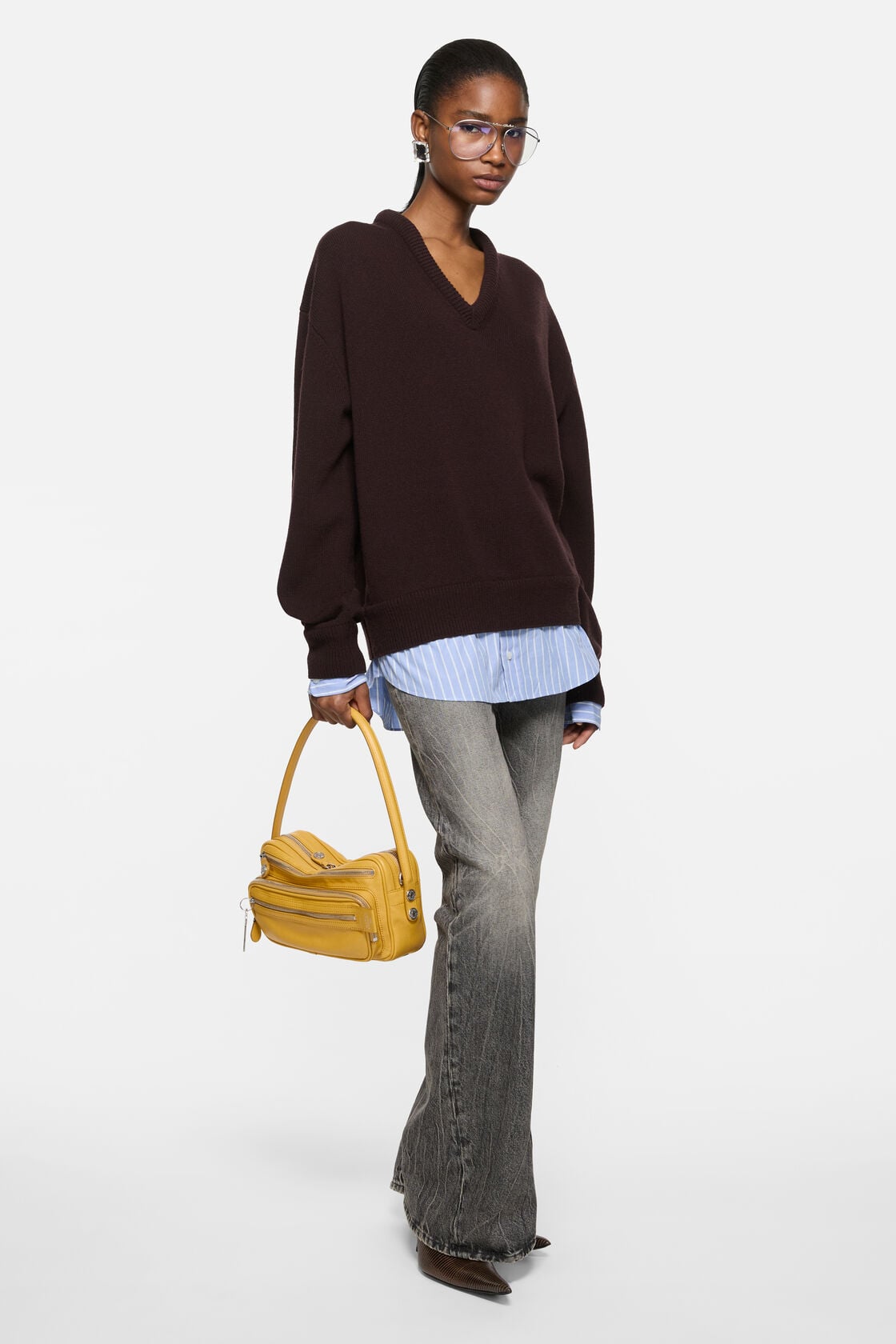 Camero Party shoulder bag - Mustard yellow
