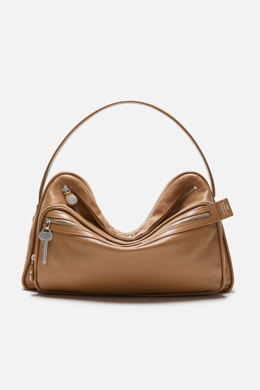 Camero Camera Shoulder Bag - Caramel brown