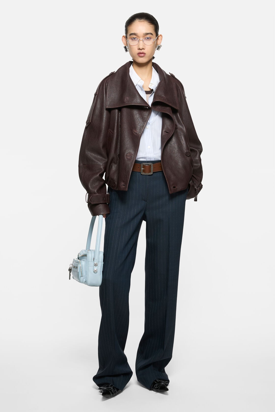 Camero Party Shoulder Bag - Dusty blue