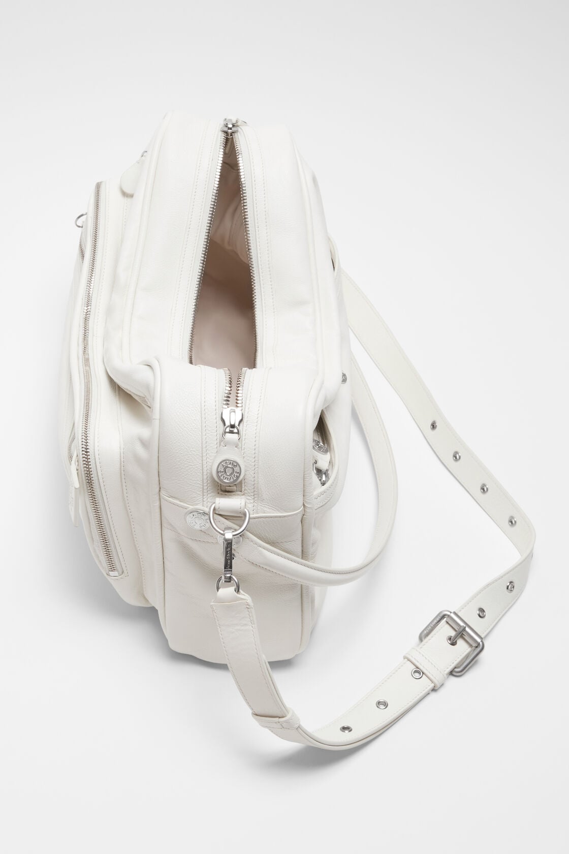 Camero Camera Shoulder Bag - Cream white