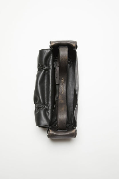 Multipocket shoulder bag - Dark brown/beige