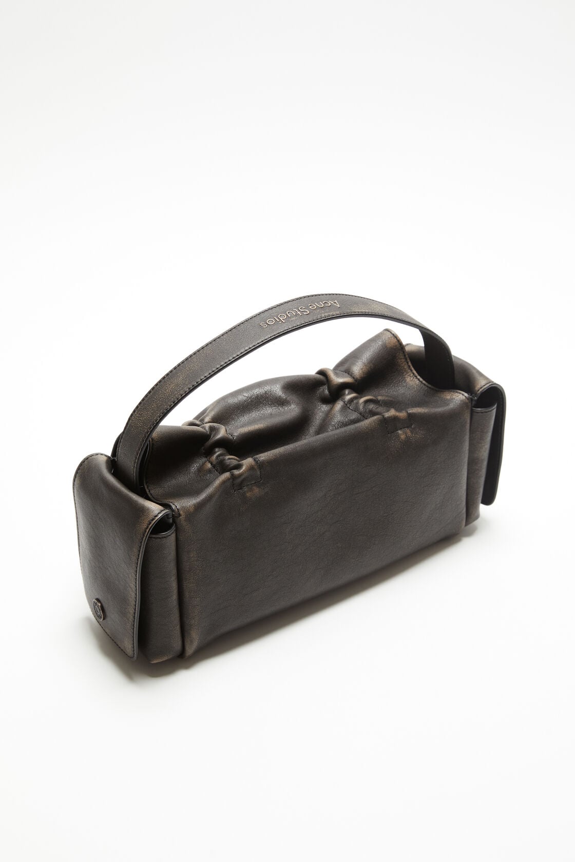 Multipocket shoulder bag - Dark brown/beige