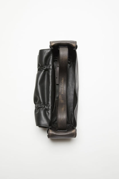 Multipocket shoulder bag - Dark brown/beige