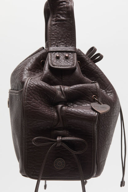 Multipocket Bucket Bag - Chocolate brown