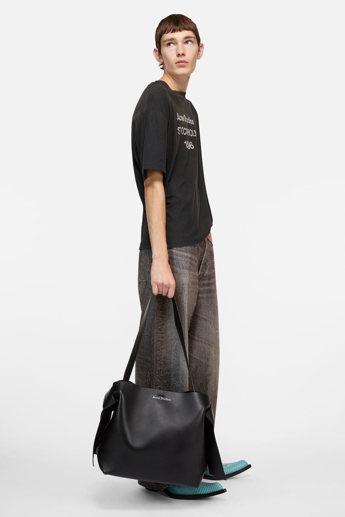Musubi midi shoulder bag - Black