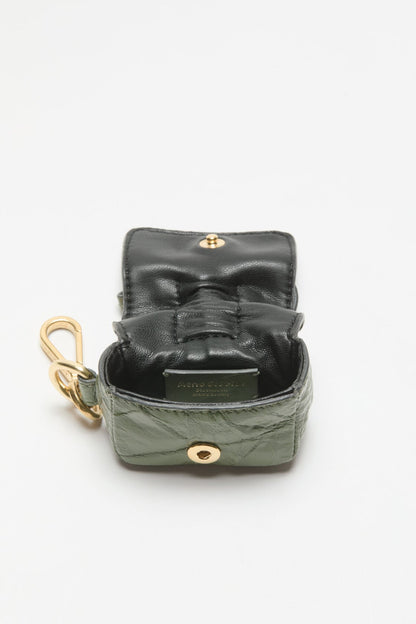 Multipocket headphones case - Wheat green