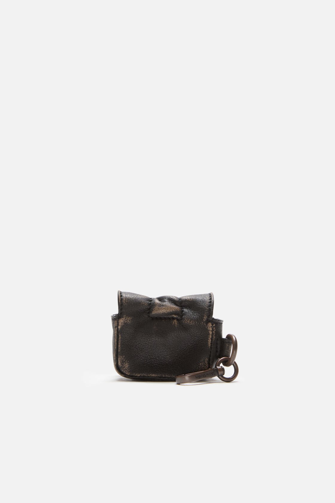 Multipocket headphones case - Dark brown/beige