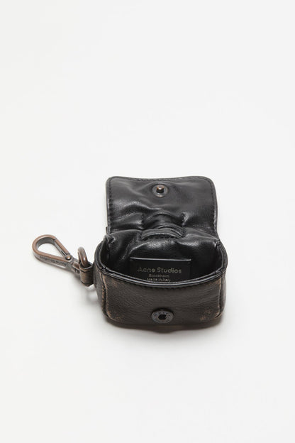 Multipocket headphones case - Dark brown/beige