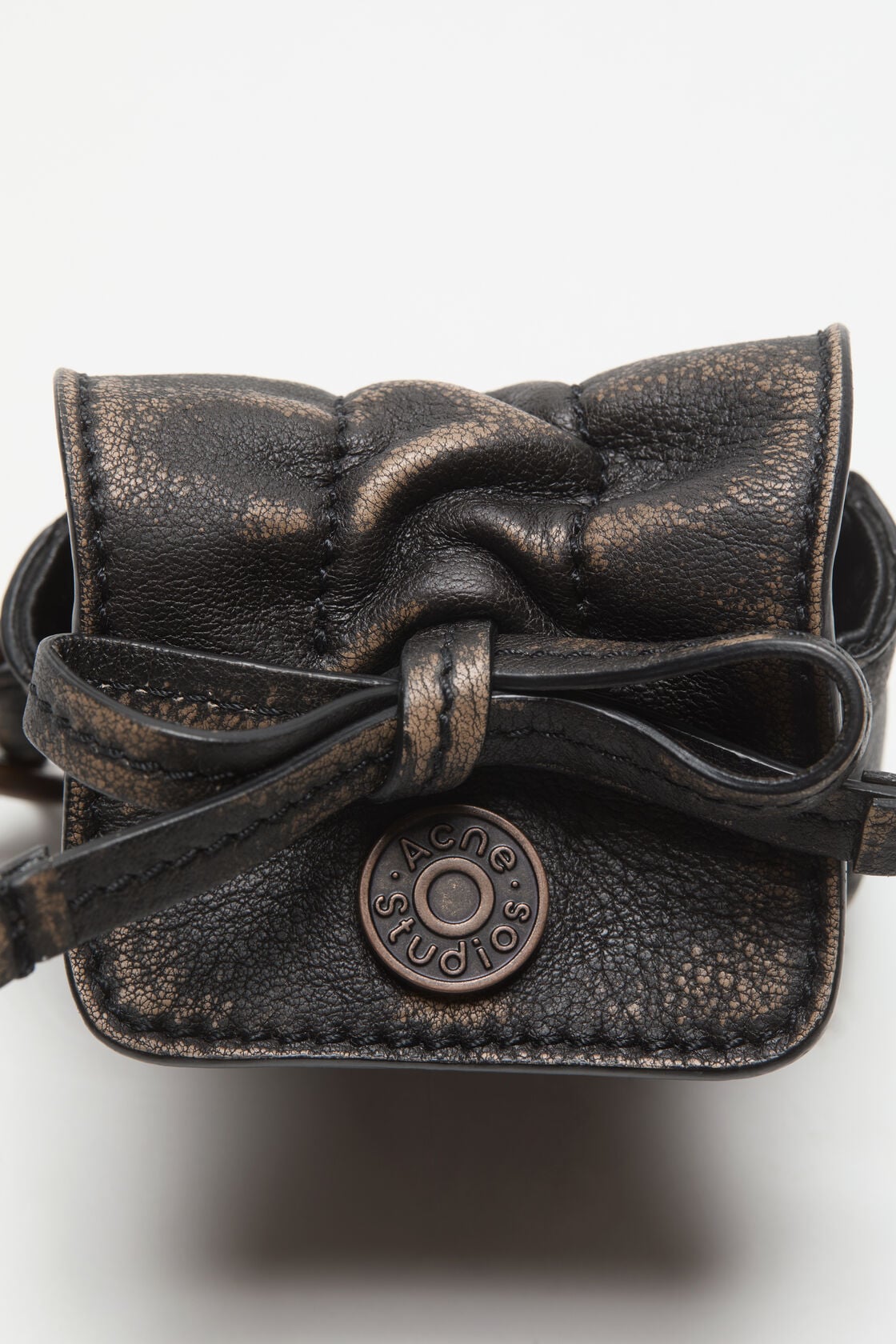 Multipocket headphones case - Dark brown/beige