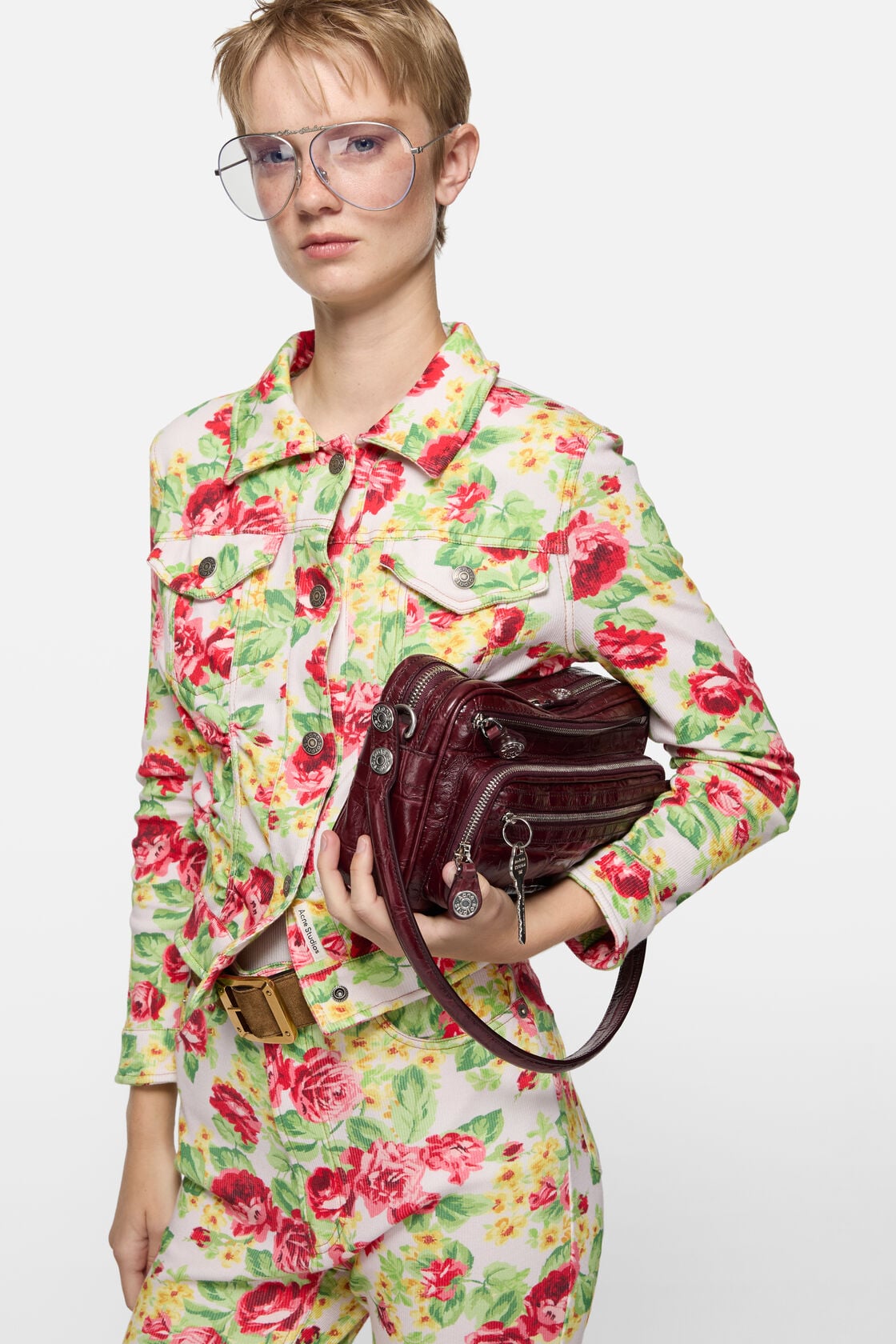 Camero Party shoulder bag - Burgundy
