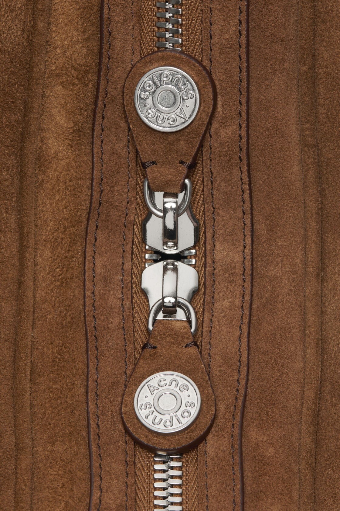 Camero Party Suede Bag - Cognac brown