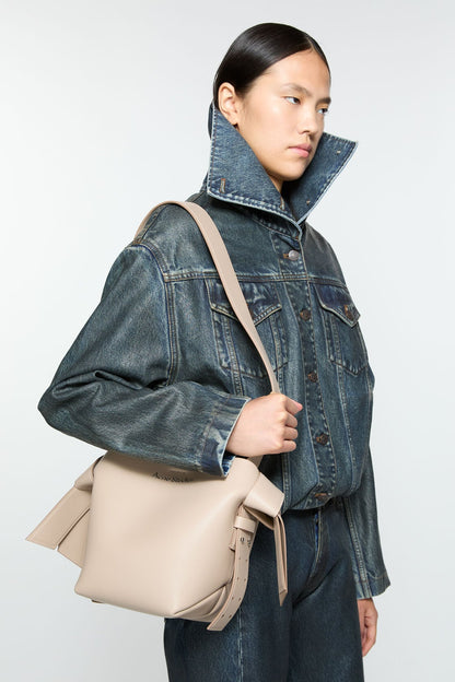 Musubi mini shoulder bag - Taupe beige