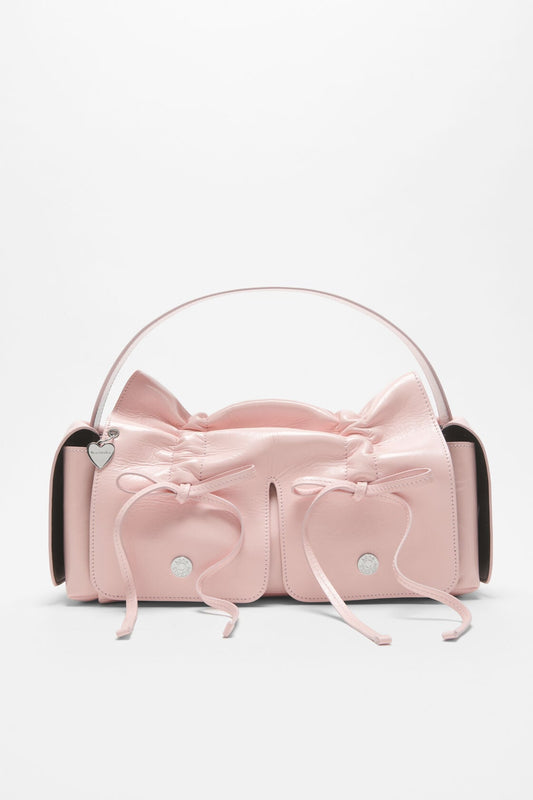 Multipocket shoulder bag - Powder pink