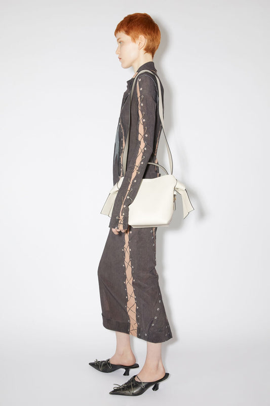 Musubi mini shoulder bag - White/black