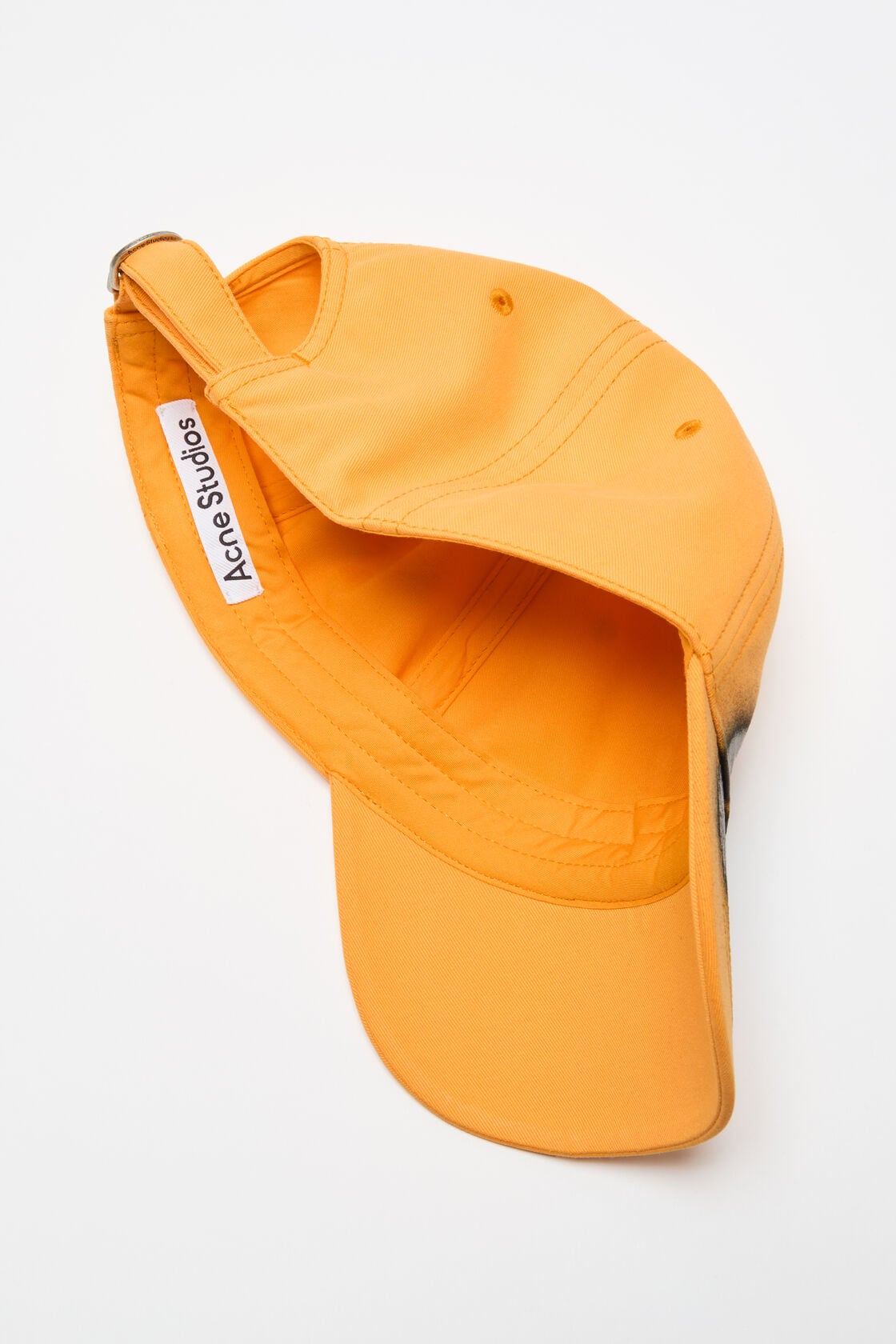 Sprayed graphic cap - Saffron orange