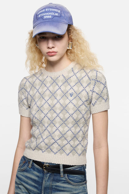 Screenprint baseball cap - Navy