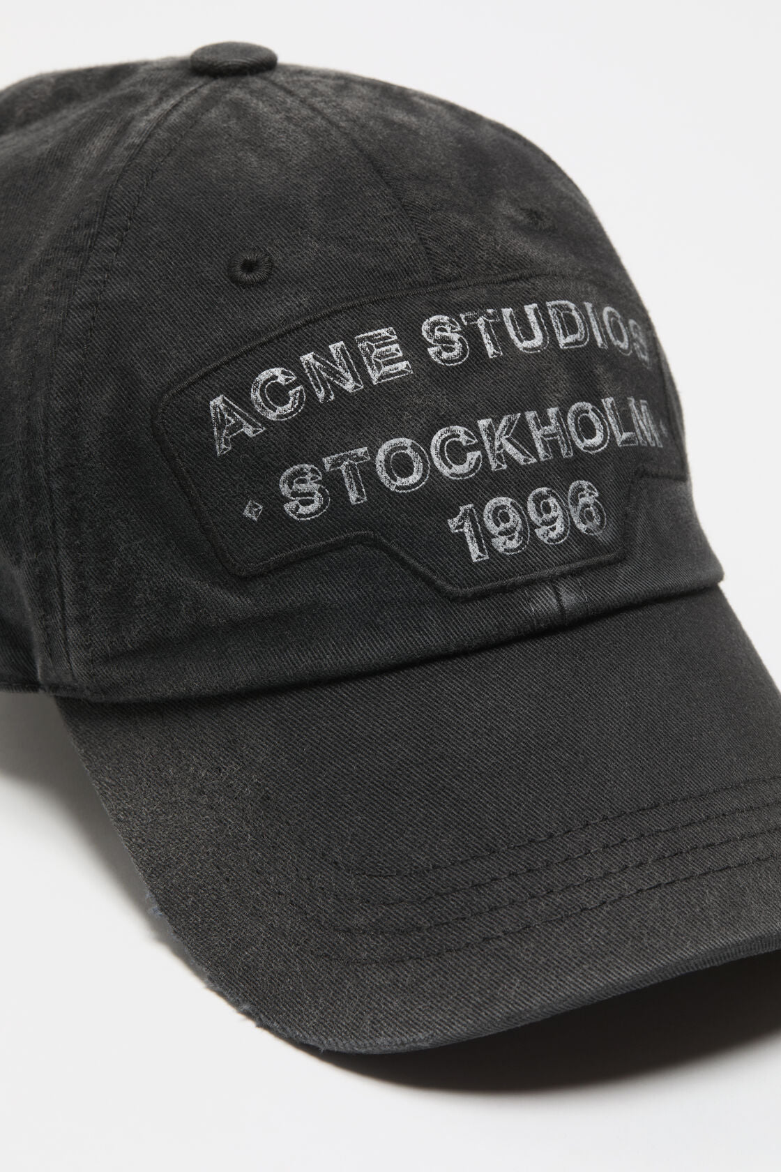 Screenprint baseball cap - Black