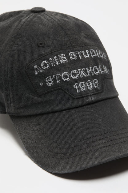 Screenprint baseball cap - Black