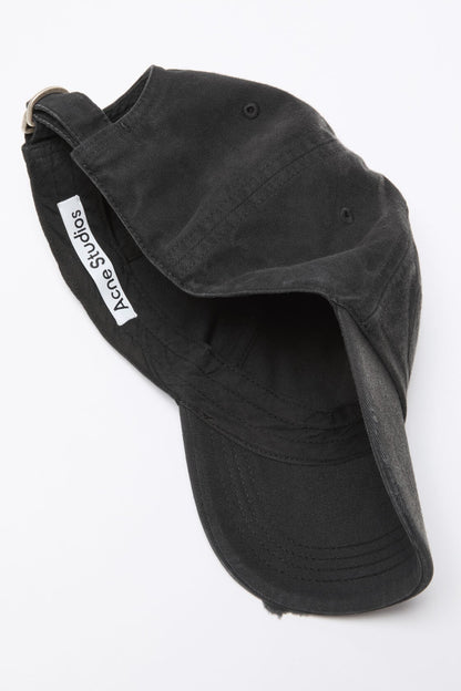 Screenprint baseball cap - Black