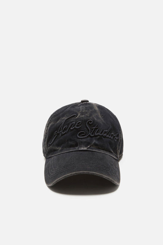 Embroidered logo cap - Black