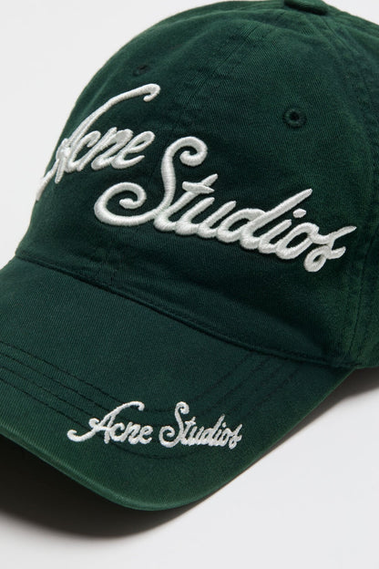 Embroidered logo cap - Dark green