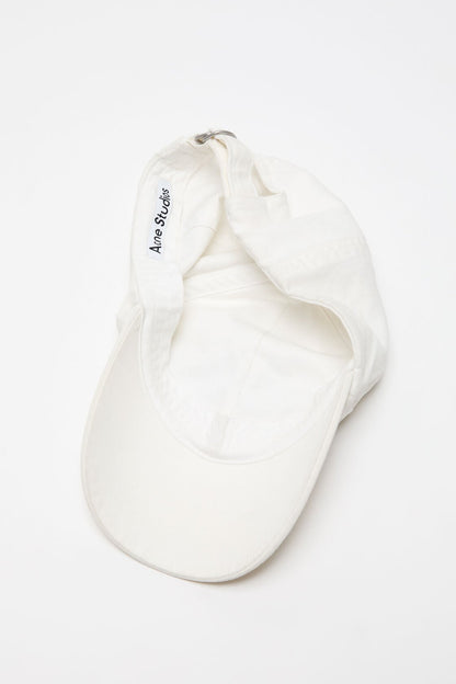 Embroidered logo cap - White