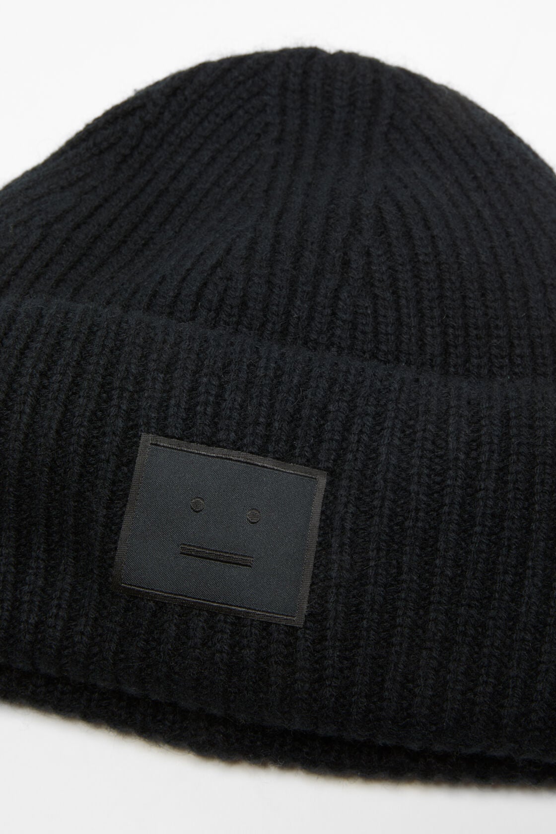 Face logo beanie - Yak - Black