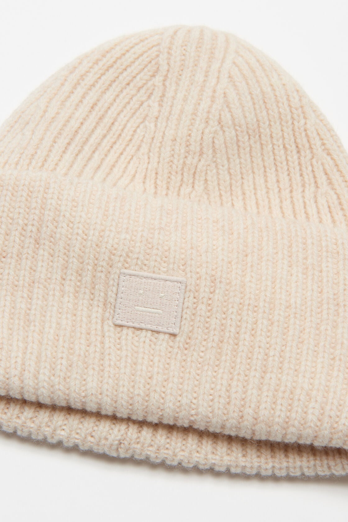 Small face logo beanie - Oatmeal melange