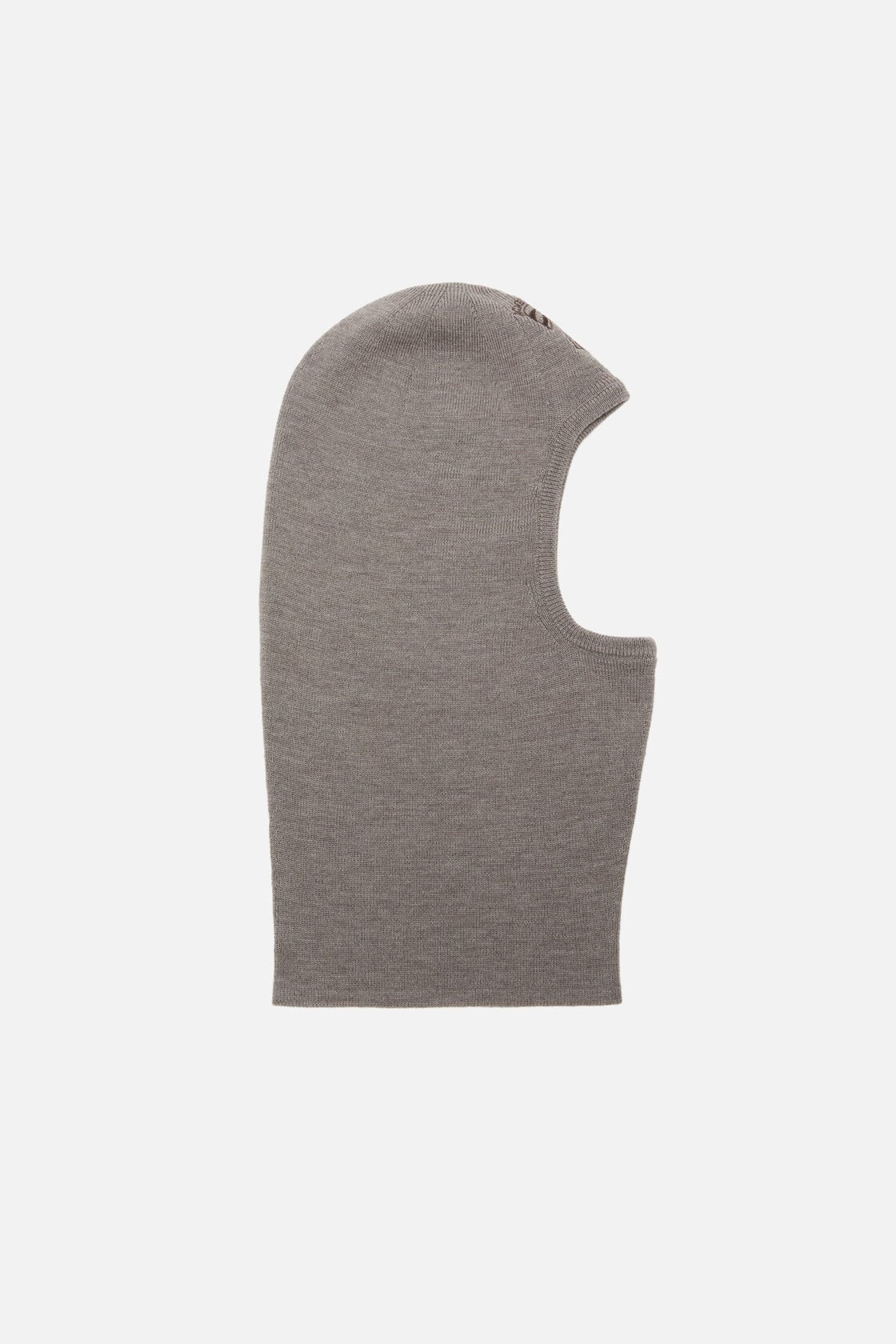 Merino wool balaclava - Warm Grey Melange