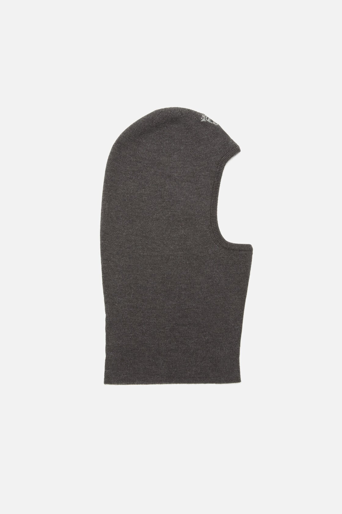 Wool logo balaclava - Anthracite grey