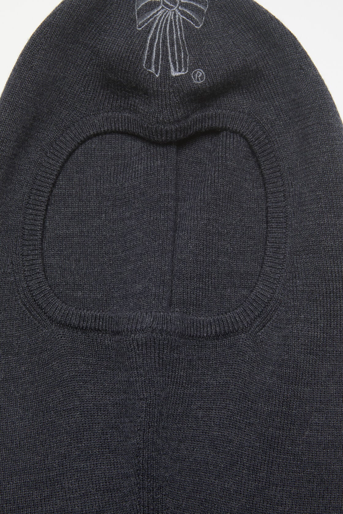 Merino wool balaclava - Dark Navy Melange